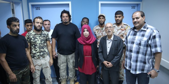 أعضاء عن لجنة خارطة الطريق بمجلس النواب يتفقدون جرحى الجيش الليبي ببنغازي