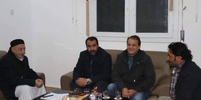 رئيس مجلس النواب يلتقى وزير الصحة بالحكومة المؤقتة بمدينة القبة.
