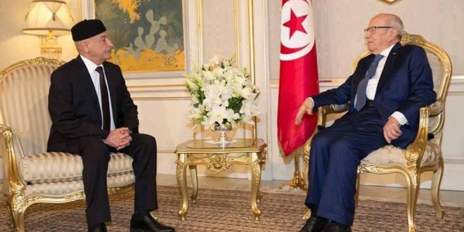 رئيس مجلس النواب مع رئيس جمهورية تونس