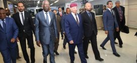 فخامة رئيس مجلس النواب يصل إلى العاصمة الكونغولية